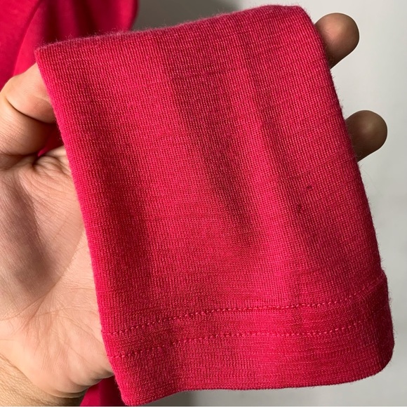 Icebreaker Merino 200 Women's Red Oasis Half-Zip Baselayer Top Size Large - Picture 11 of 15